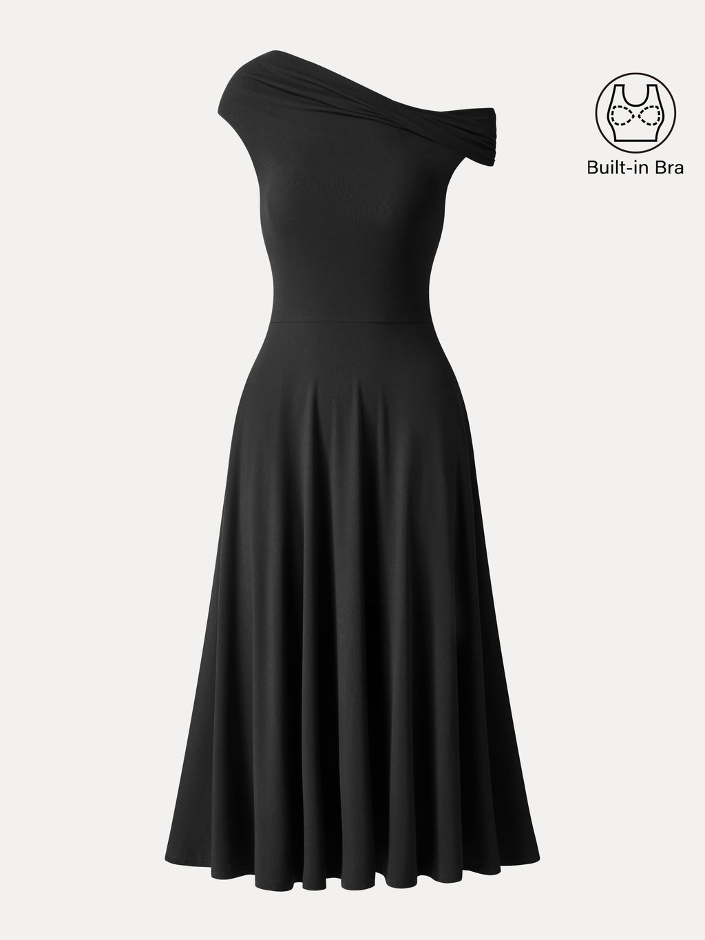 SkinKiss Multi-Wear Midi Bra Dress with Pockets