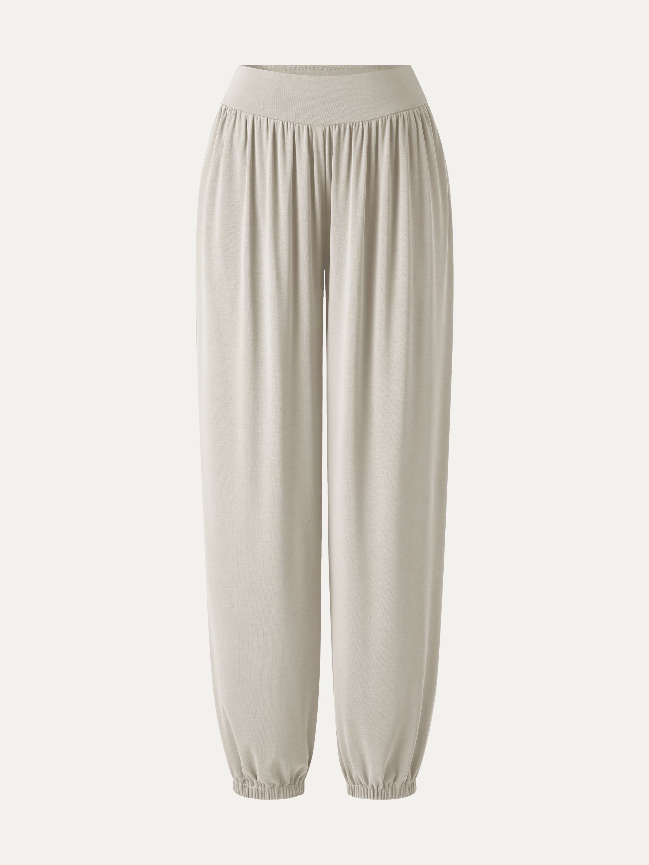 Sandwashed Modal Ultra-Soft High Rise Balloon Pants with Pockets