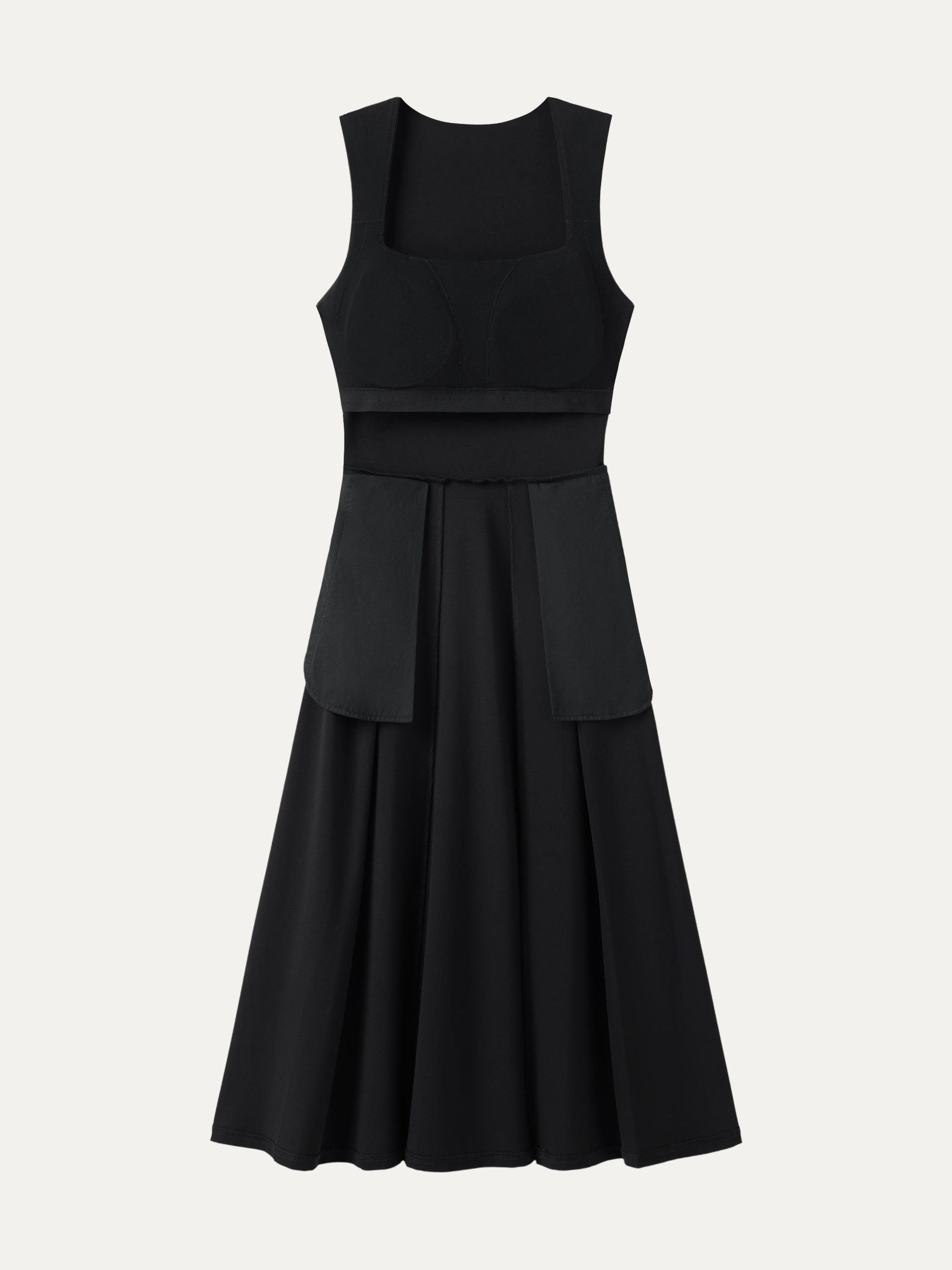 The Anytime Little Black Bra Dress with Pockets