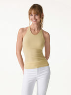 Two-Piece Set Cami with Surplice Ruched Top