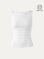 Elastic Open Back Bra Tank