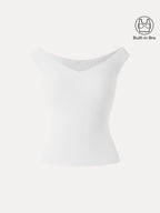 Essential V-neck New Airy Bra Top