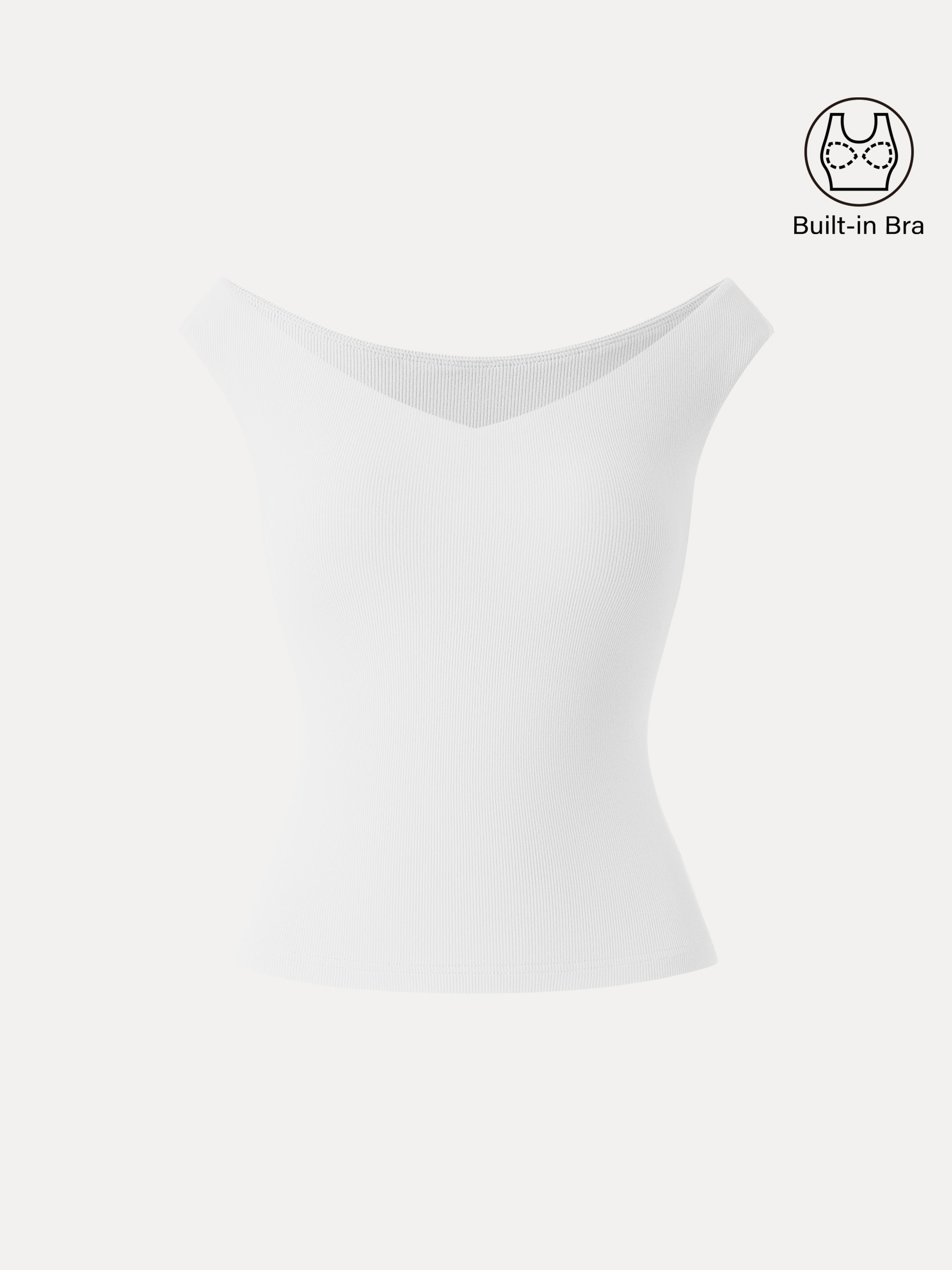Essential V-neck New Airy Bra Top