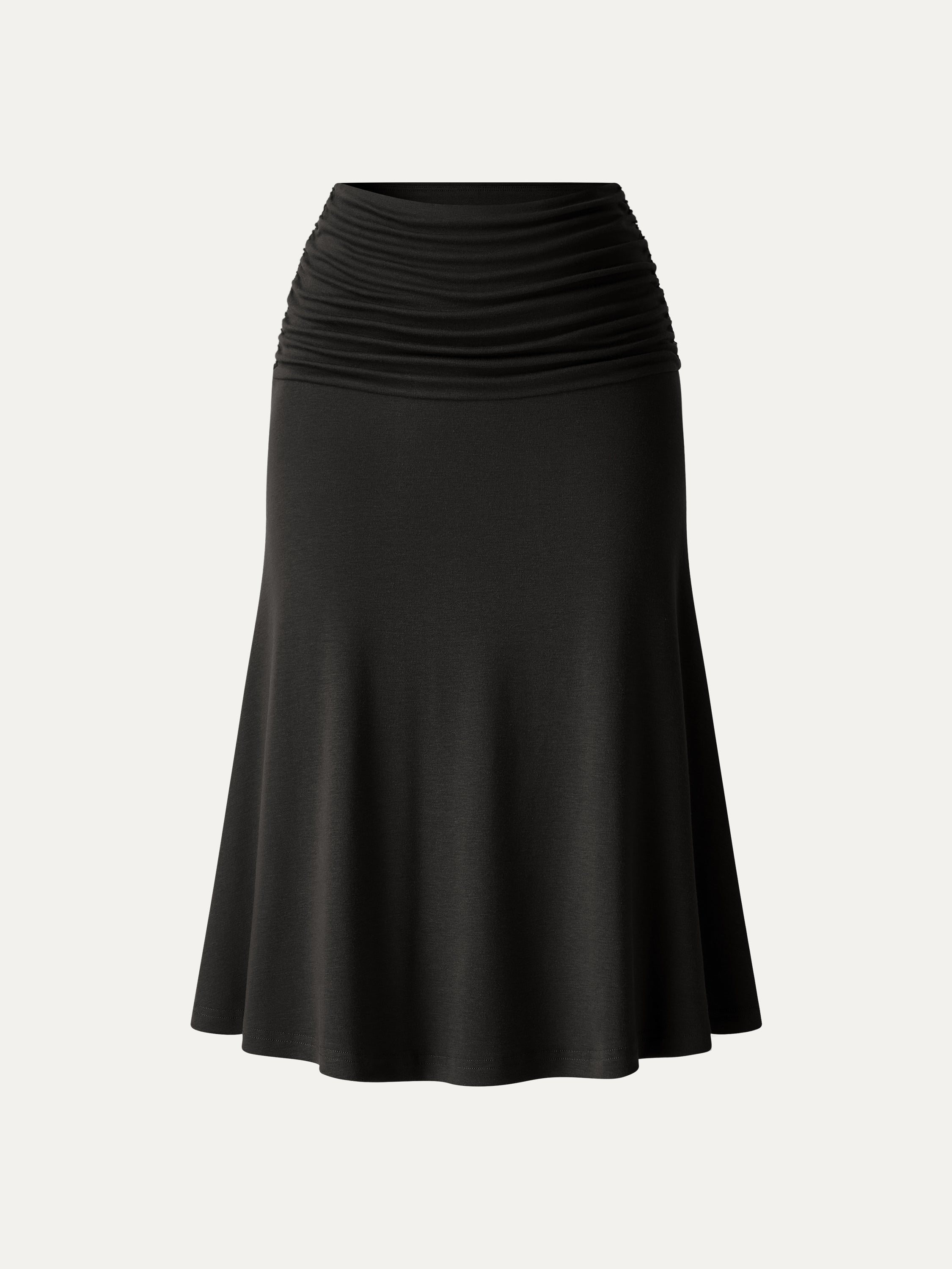 CoolTouch Ruched Midi Mermaid Skirt