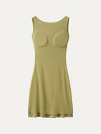 Cooling Open Back Bandless Bra Mini Dress