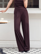 Stretchy Flowy High Rise Wide Leg The Success Pants