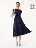 SkinKiss Multi-Wear Midi Bra Dress with Pockets