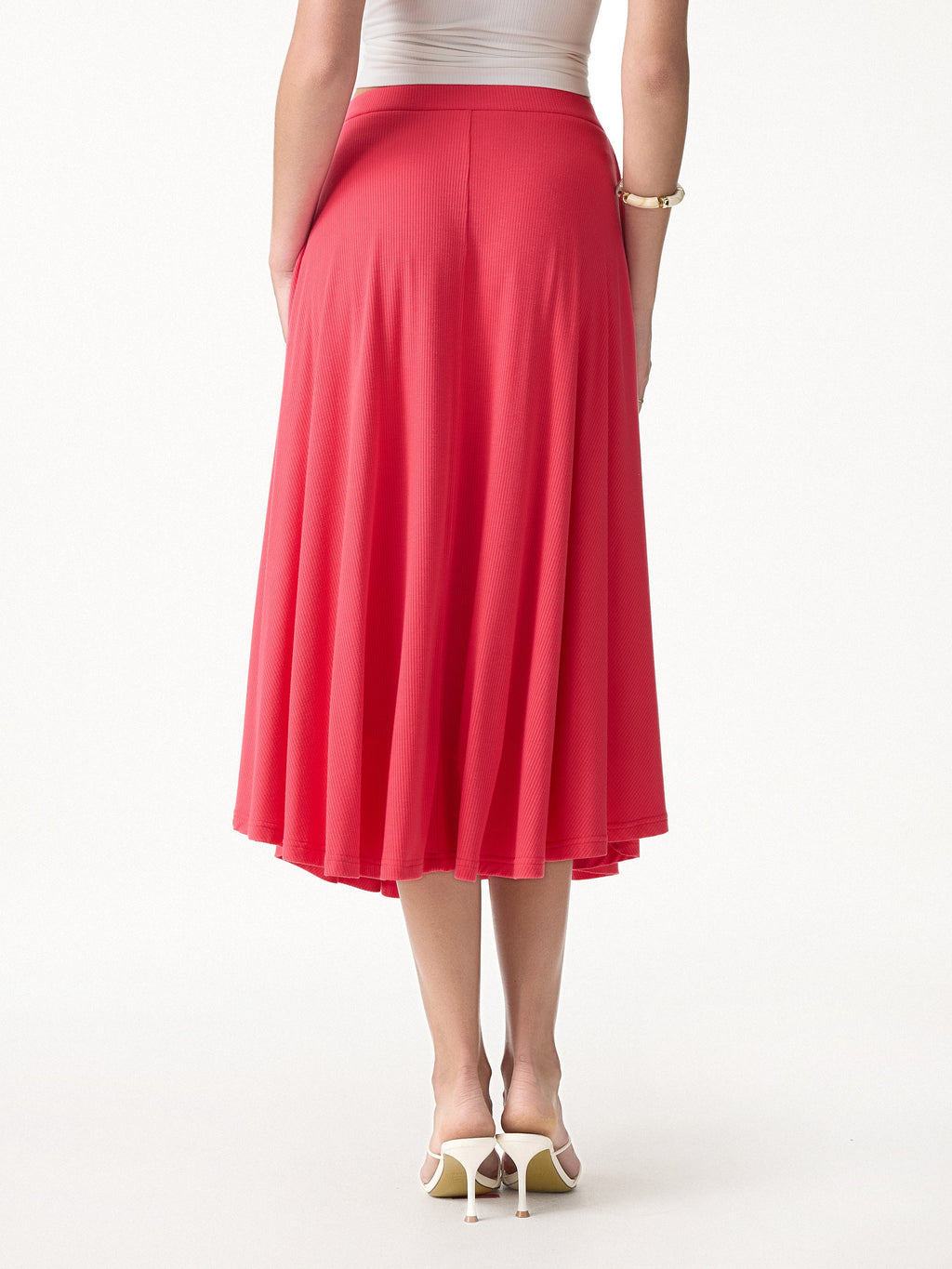 CoolTouch Midi Circle Flare Skirt with Pockets
