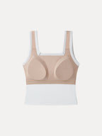 Slinky Square Open-Back Bra Tank Top