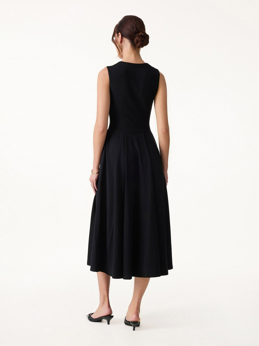 The Anytime Little Black Bra Dress with Pockets