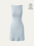 Cooling Open Back Bandless Bra Mini Dress