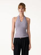 Plantive Halter Neck Open Back Bra Tank