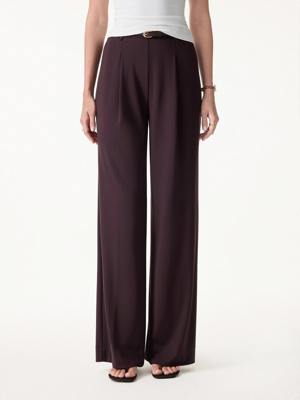 Stretchy Flowy High Rise Wide Leg The Success Pants