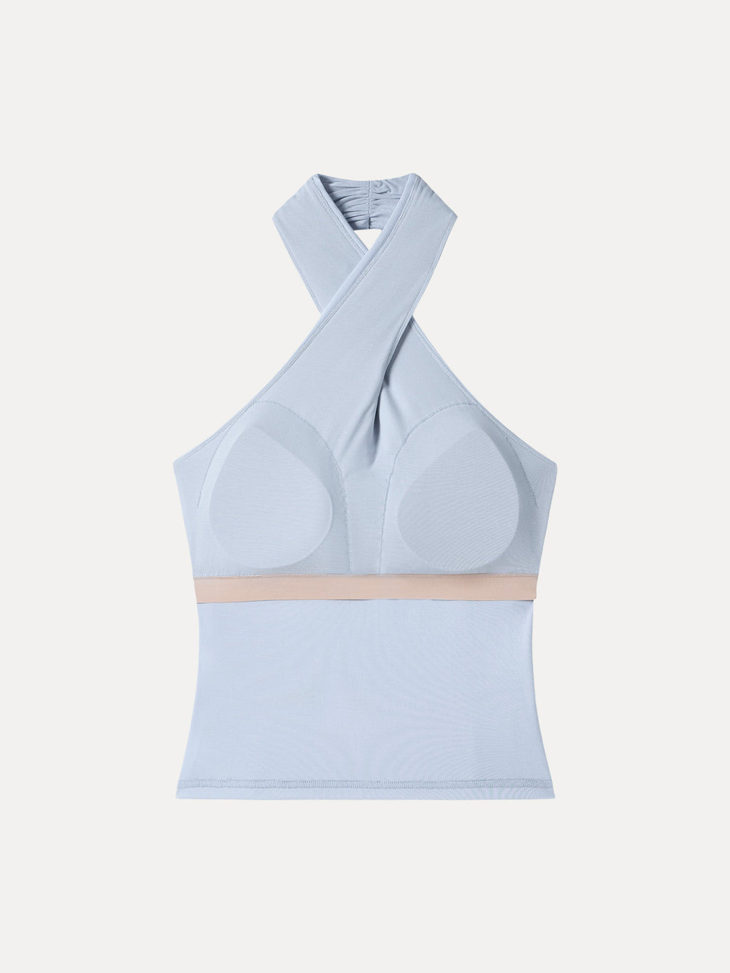 Criss Cross Halter Neck Going-Out Bra Top