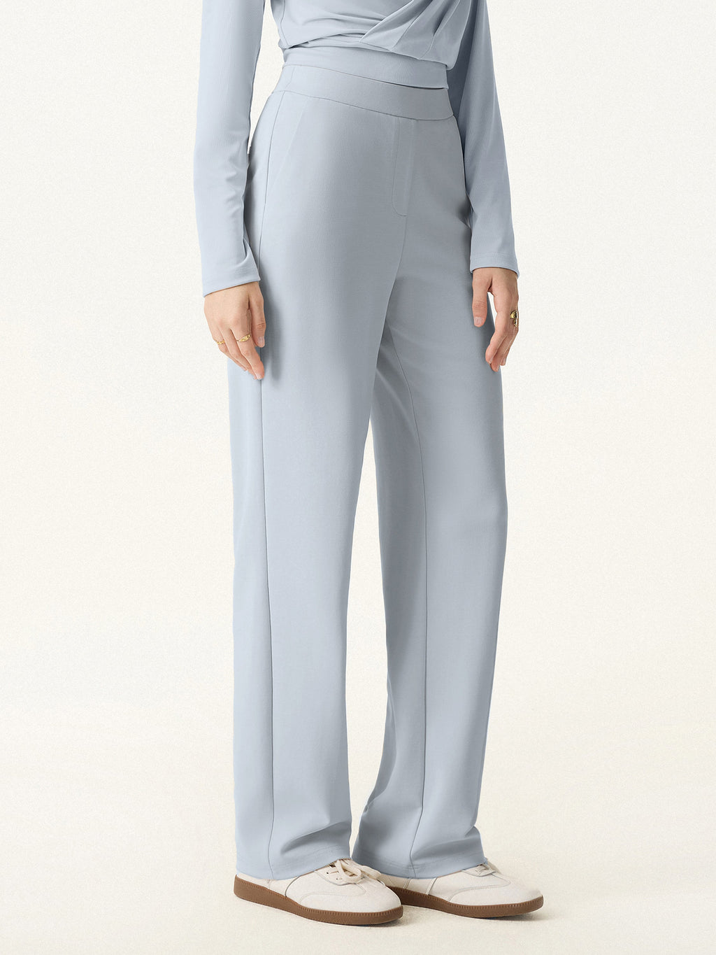 Sandwashed Modal Breathable Straight Leg Pull-on Travel Pant