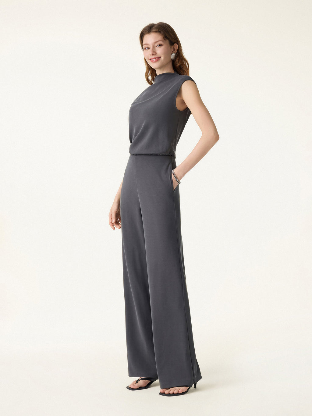 Travel-Friendly Easy-to-Take-Off Jumpsuit