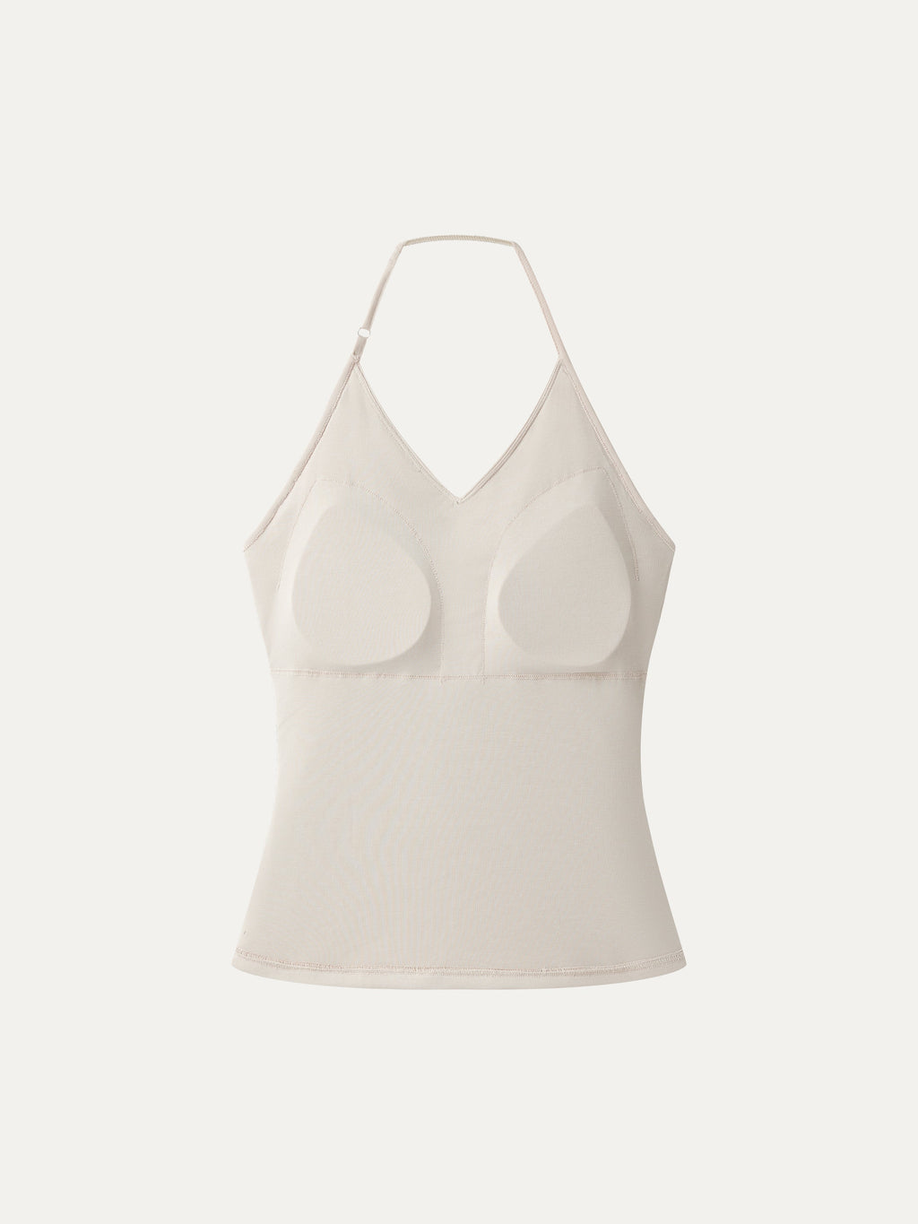 Modal Halter Neck Surplice Ruched Bandless Bra Top