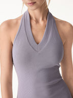 Plantive Halter Neck Open Back Bra Tank
