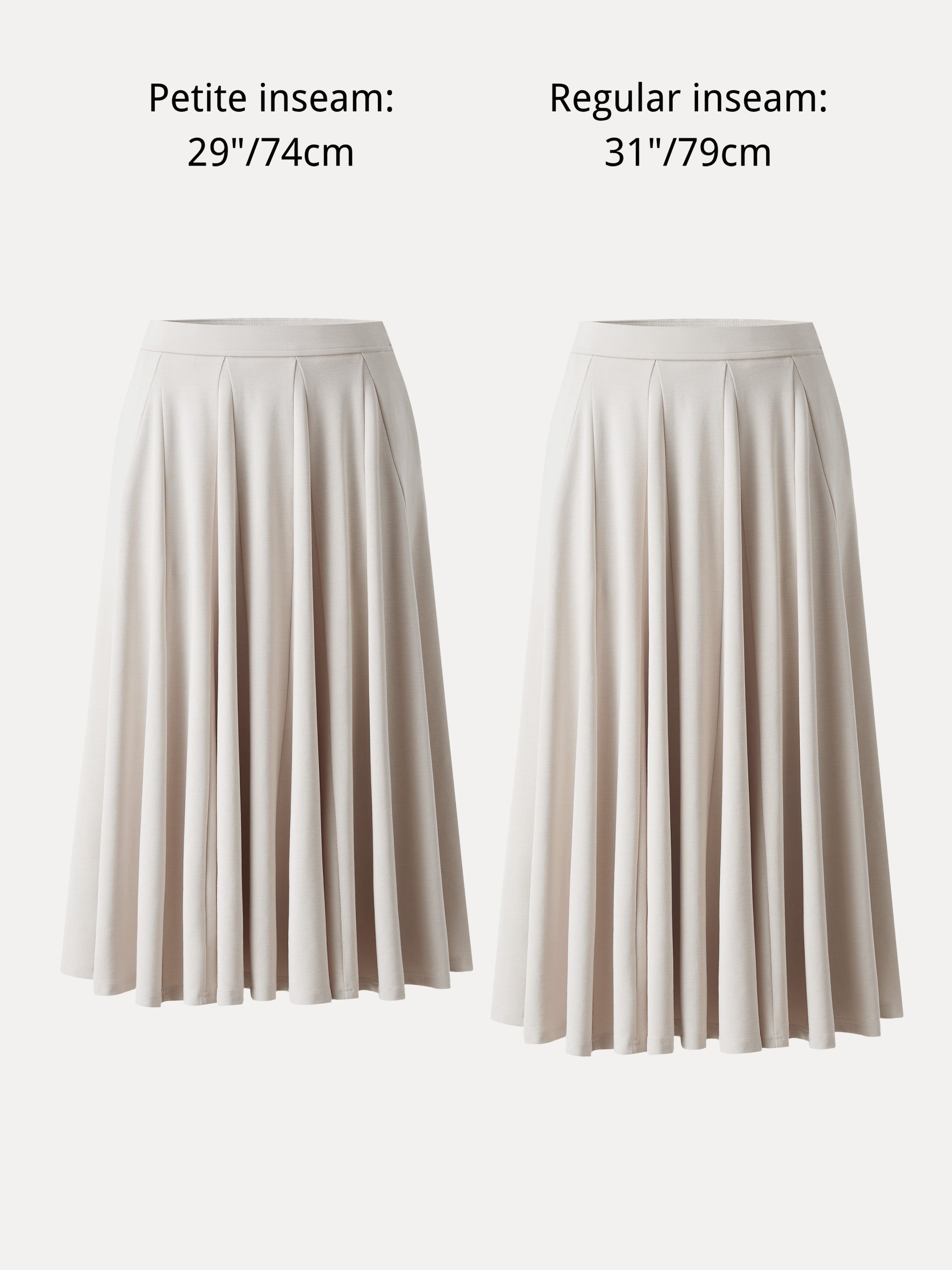 Lyocell Blend Volume Skirt with Pockets