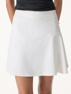 Stretch Ponte Mid Rise Pull-on Skirt