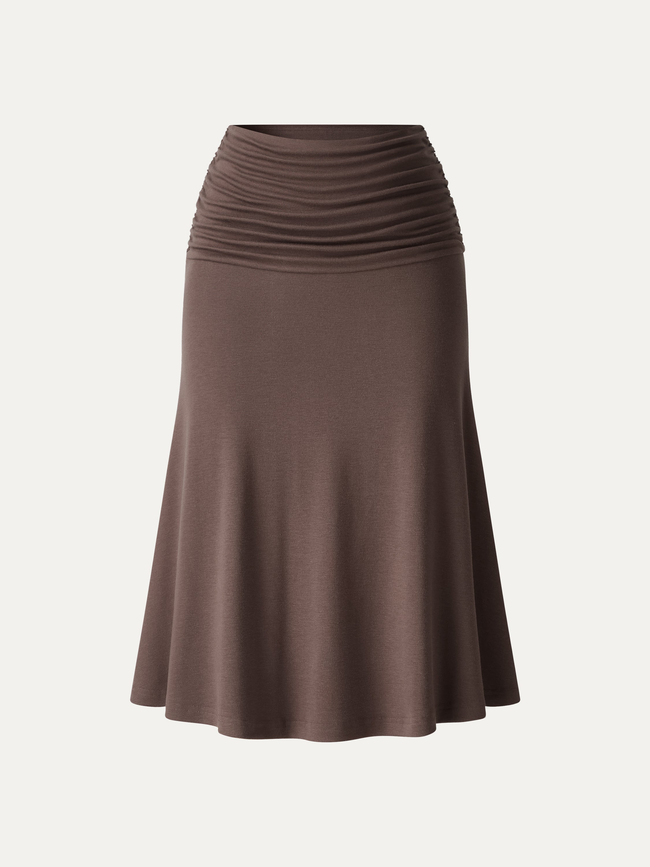 CoolTouch Ruched Midi Mermaid Skirt