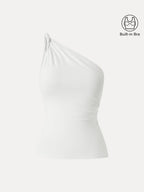 One Shoulder Twisted Bra Tank