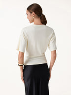 Elevated Cotton-Blend Essential Tee