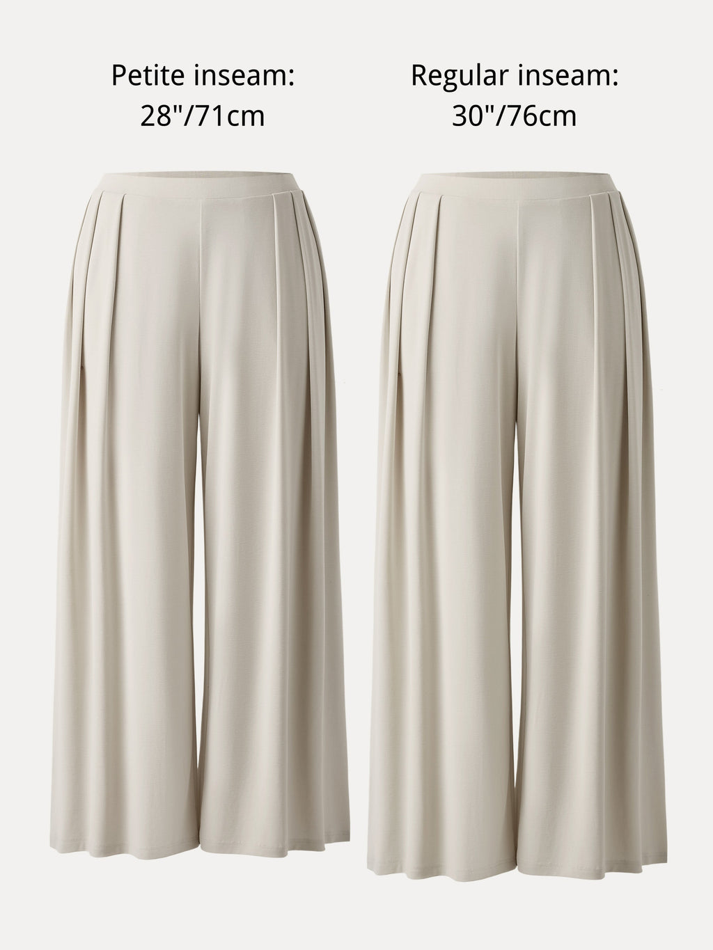 Sandwashed Mid Rise Pleated Wide Leg Palazzo Pant with Pockets