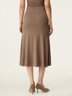 Breezy Pull-on Mermaid Midi Skirt