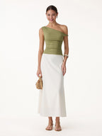 CoolTouch Asymmetrical Shoulder Bra Top