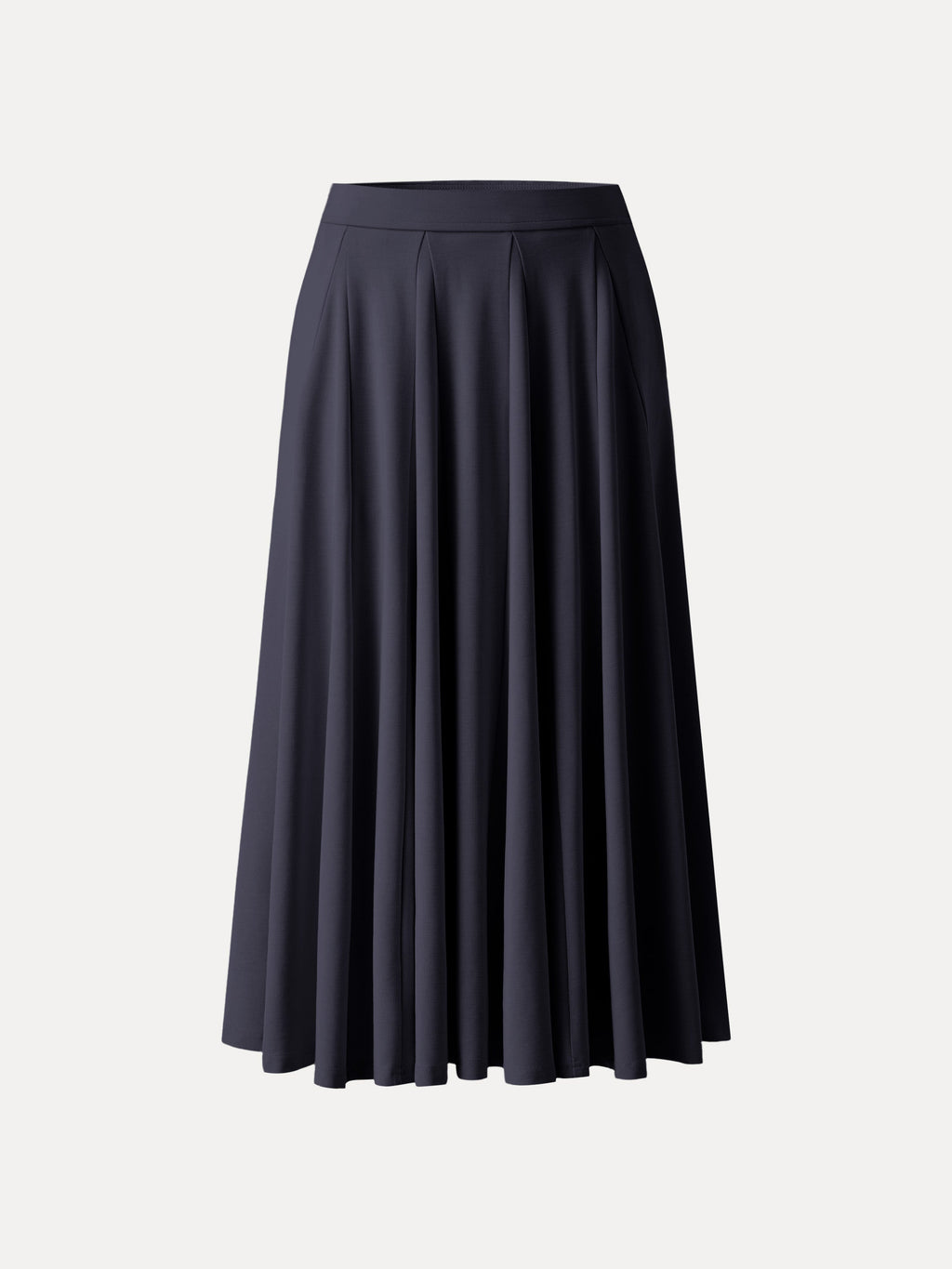 Lyocell Blend Volume Skirt with Pockets