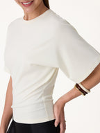 Elevated Cotton-Blend Essential Tee