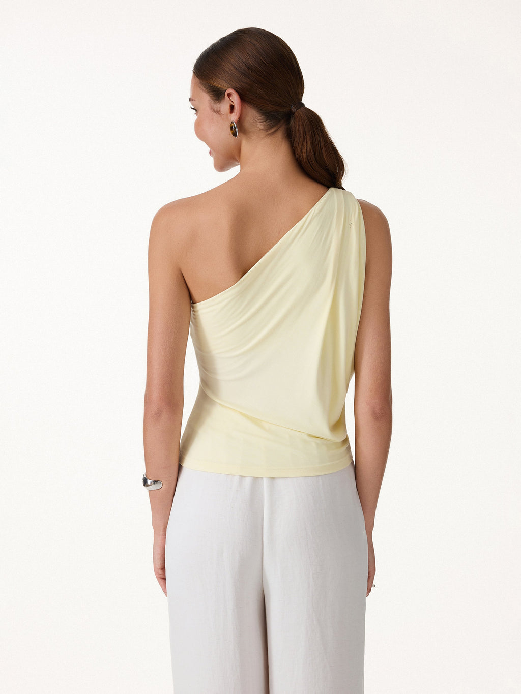 One Shoulder Cropped Bra Top