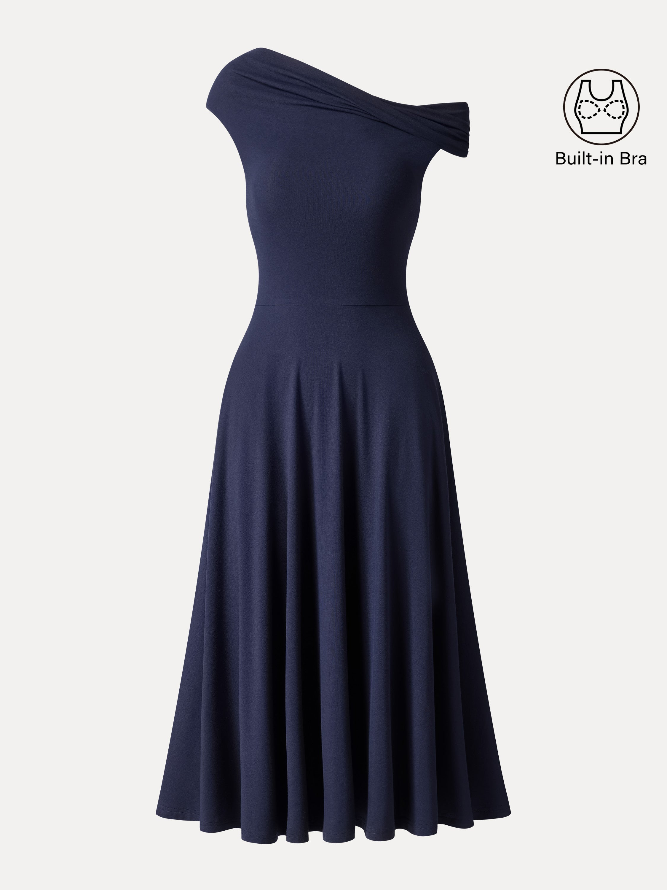 SkinKiss Multi-Wear Midi Bra Dress with Pockets