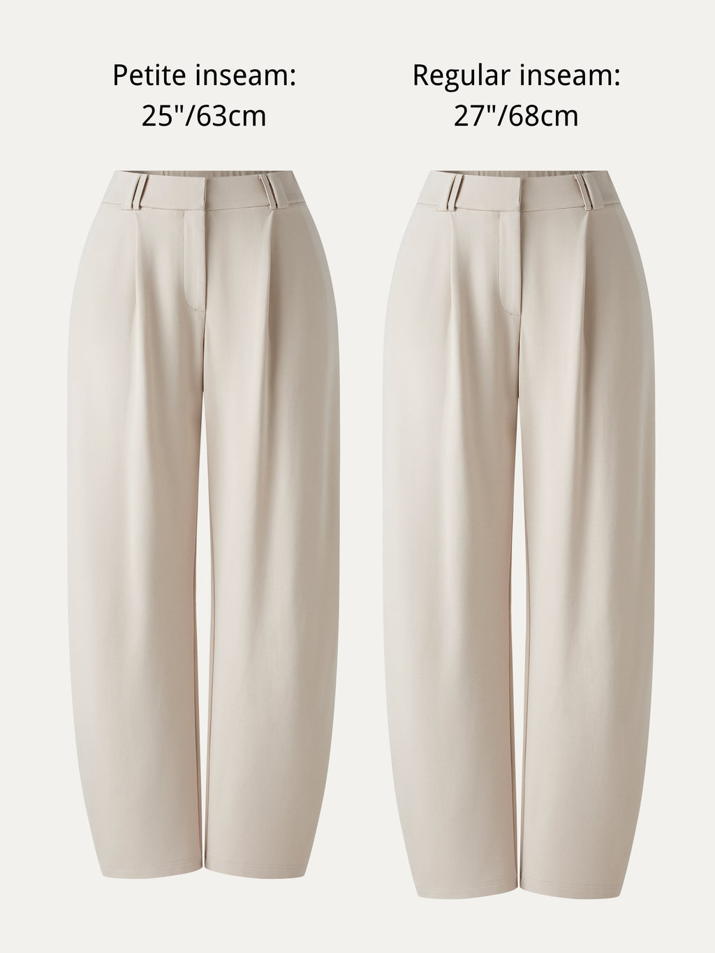 CoolTouch Stretch Ponte High Rise Cropped Barrel Pants