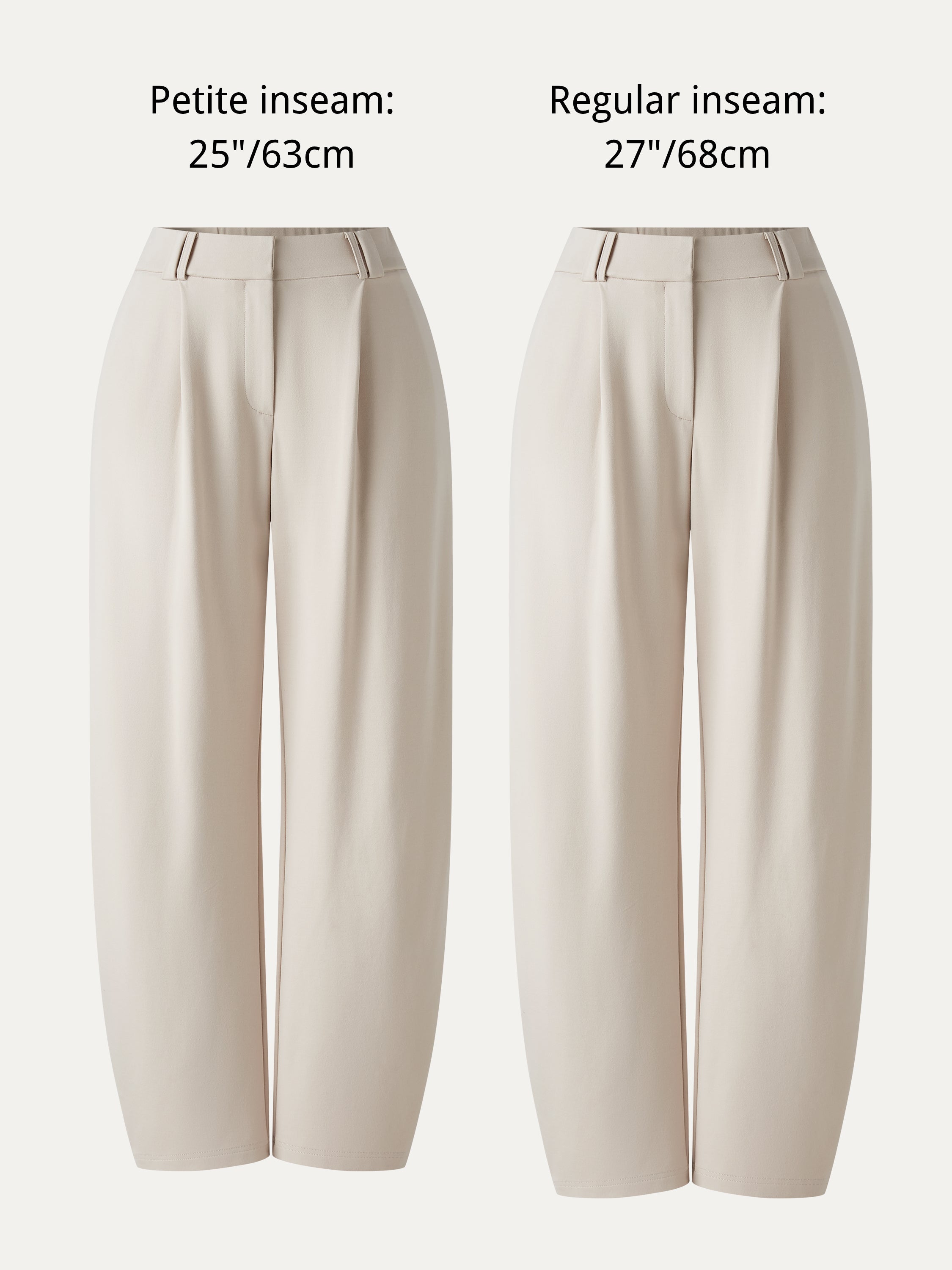 CoolTouch Stretch Ponte High Rise Cropped Barrel Pants
