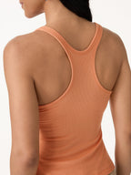 Cool-Touch Ribbed Scoop Neck Racer Back Bra Tank