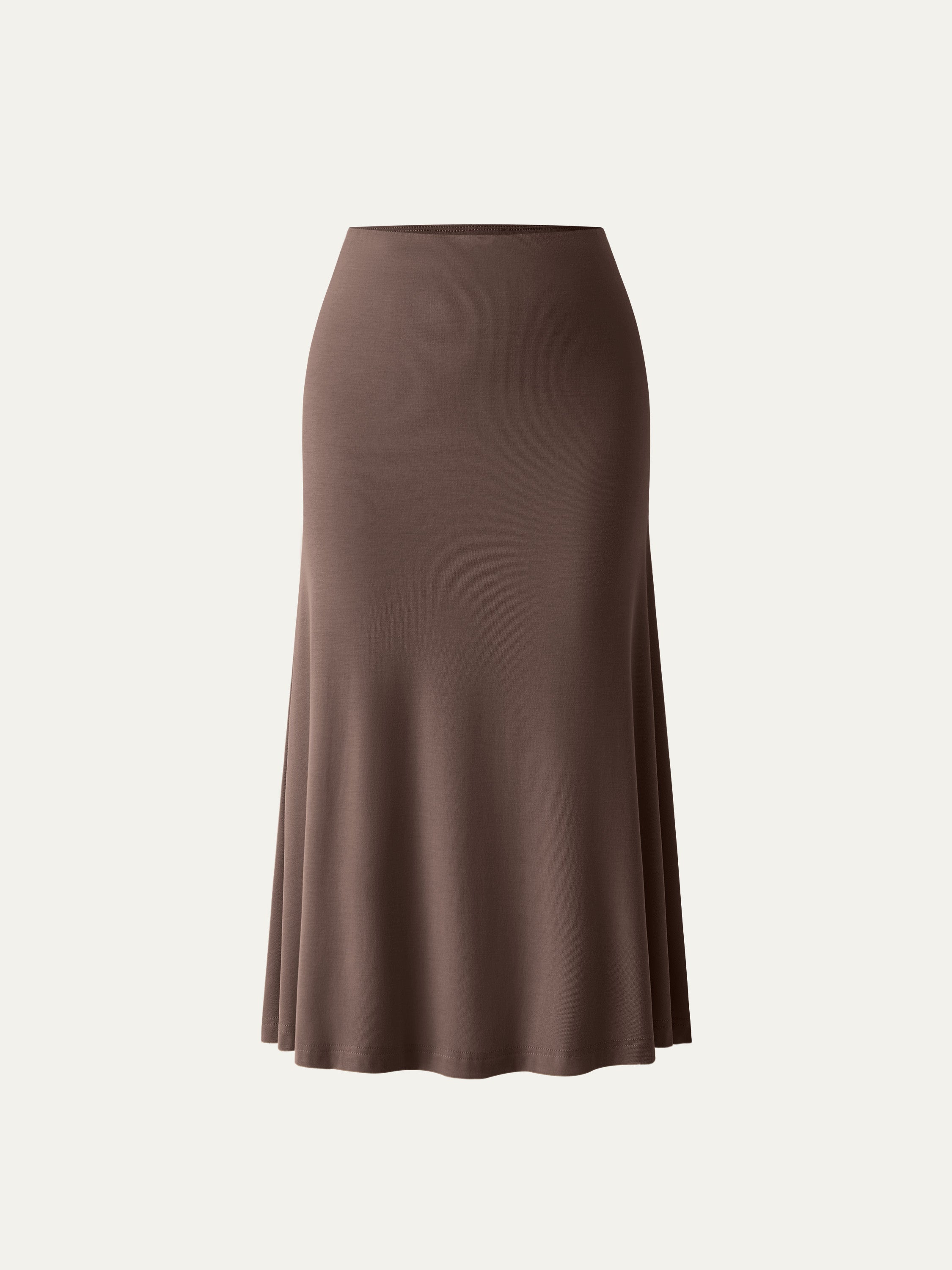 Breezy Pull-on Mermaid Midi Skirt