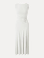 Breezy Cooling Side Ruched Maxi Dress