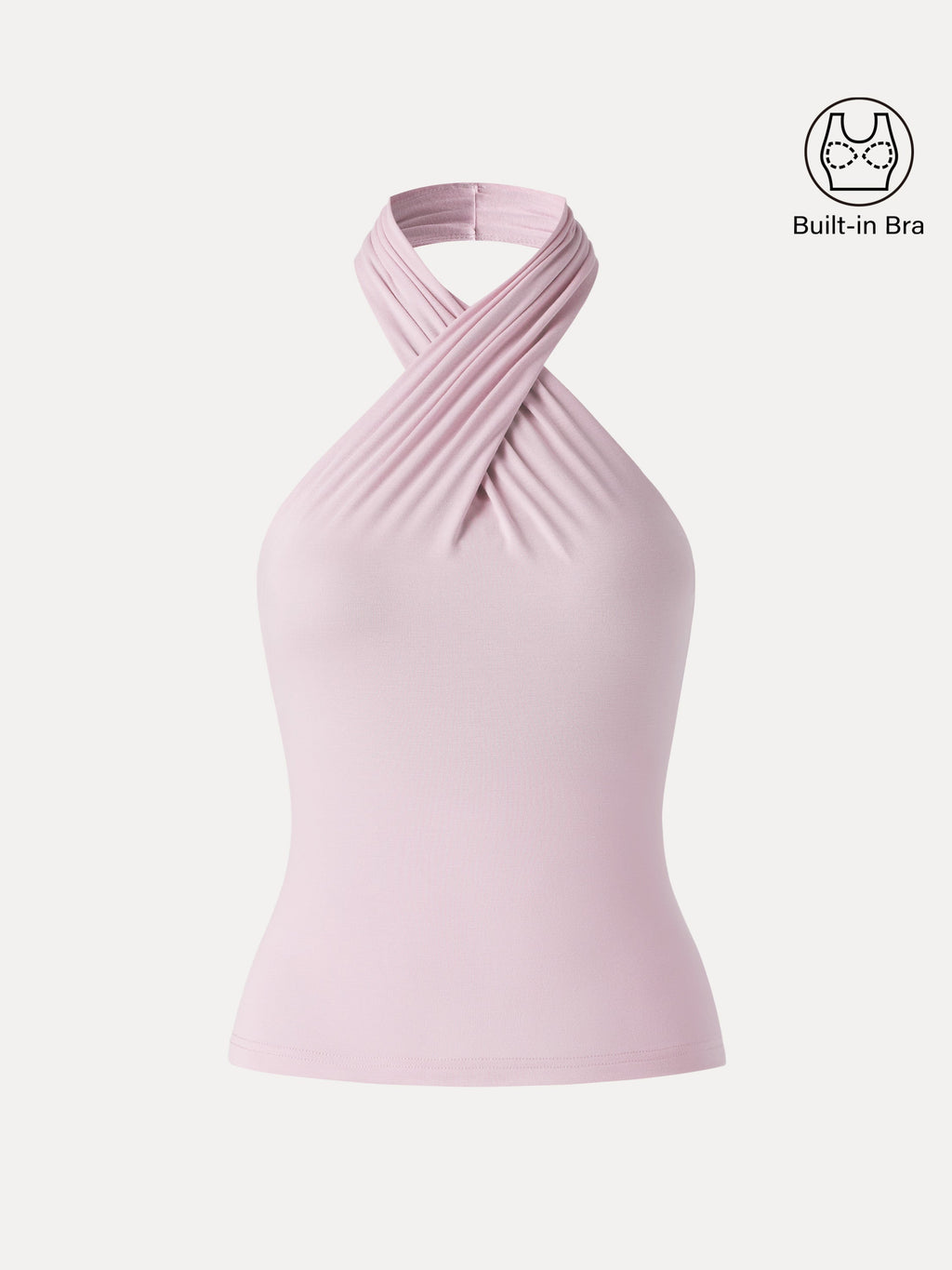 Criss Cross Halter Neck Going-Out Bra Top