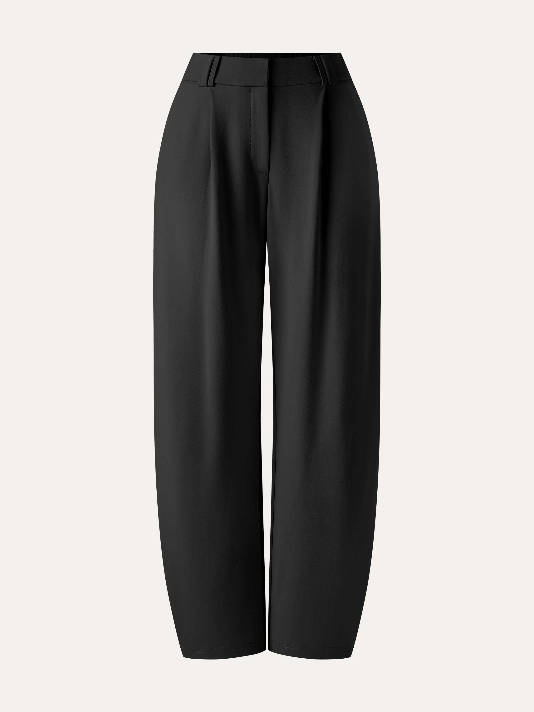 CoolTouch Stretch Ponte High Rise Cropped Barrel Pants