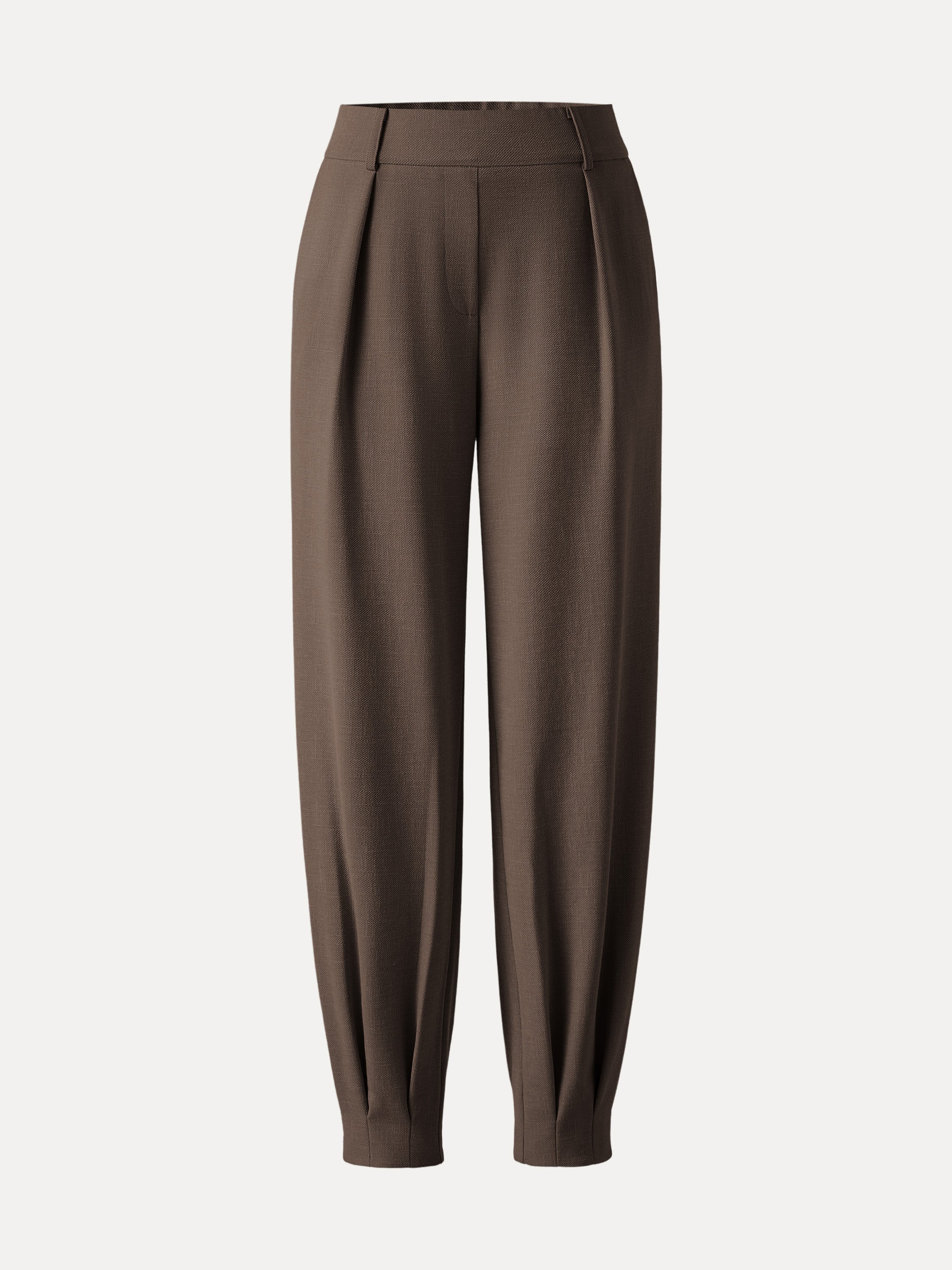 Stretch Linen-Like Wrinkle-Resistant Tapered Pant