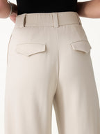 CoolTouch Stretch Ponte High Rise Cropped Barrel Pants
