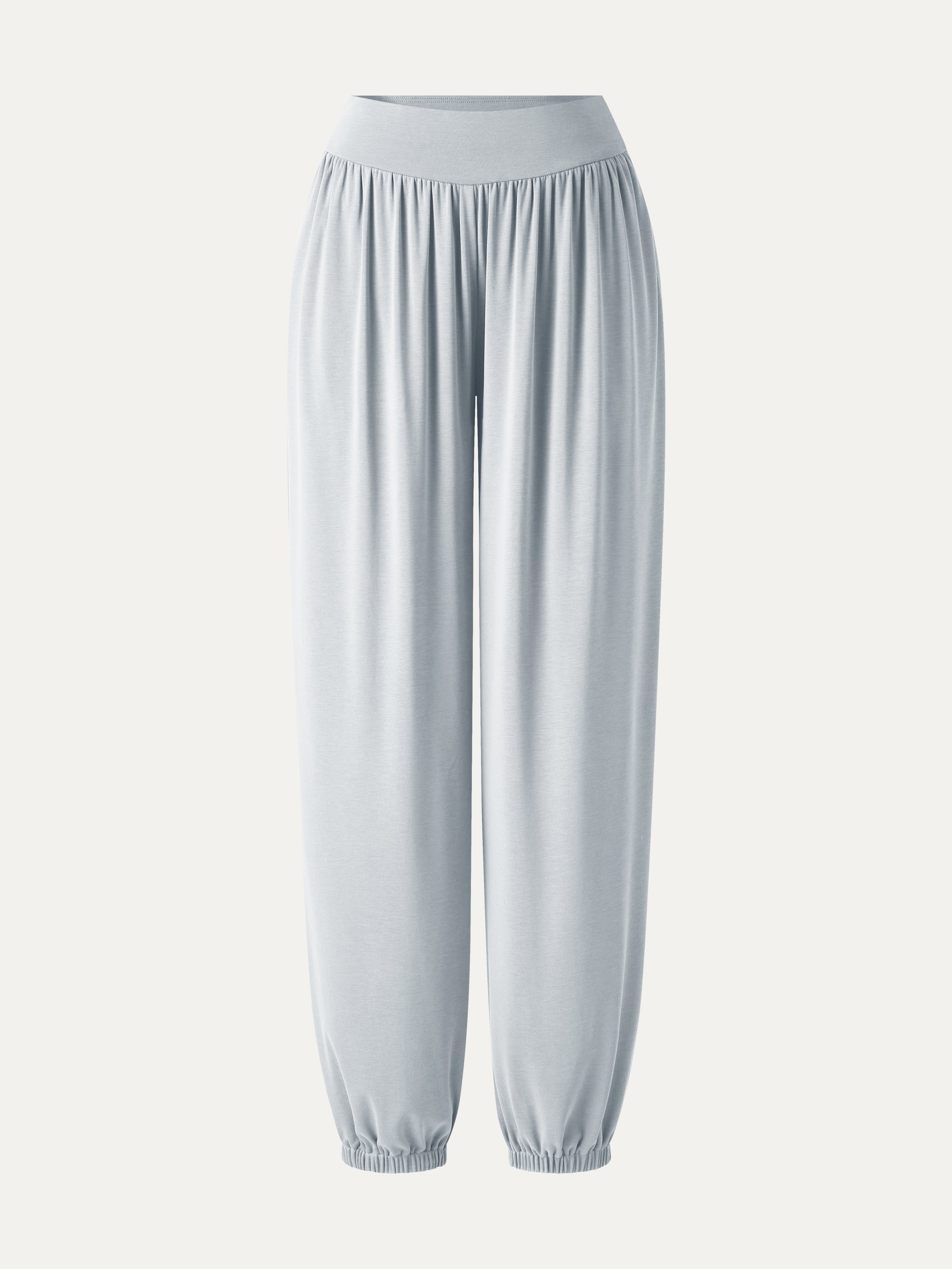 Sandwashed Modal Ultra-Soft High Rise Balloon Pants with Pockets