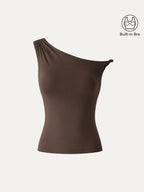 CoolTouch Asymmetrical Shoulder Bra Top