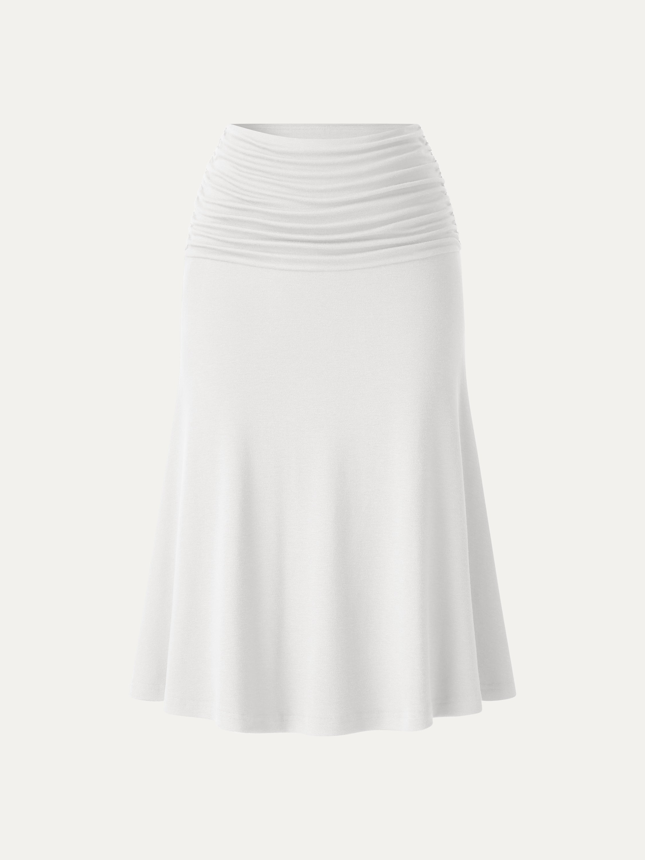 CoolTouch Ruched Midi Mermaid Skirt