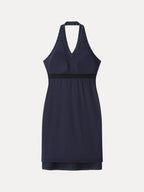 Soft Stretch Cotton Halter Neck Polka Dot Mini Bra Dress Limited Edition