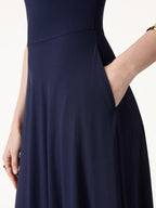 SkinKiss Multi-Wear Midi Bra Dress with Pockets