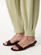 Stretch Linen-Like Wrinkle-Resistant Tapered Pant