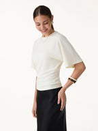 Elevated Cotton-Blend Essential Tee
